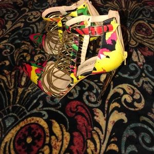 Multi color shoes